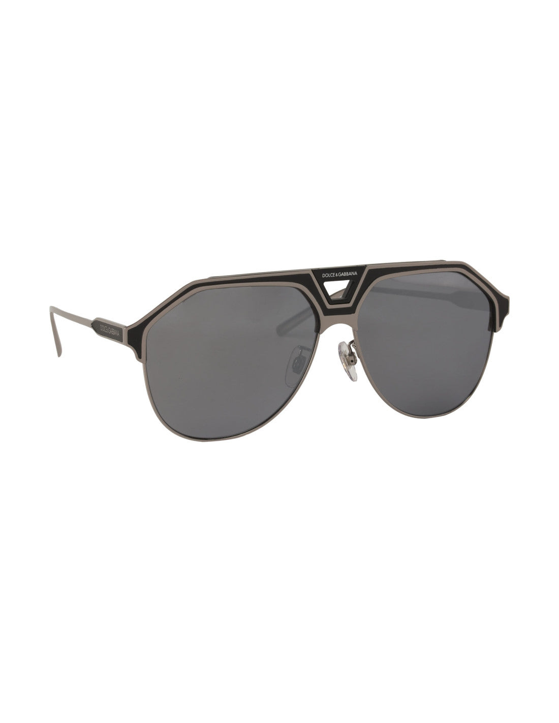 Dolce & Gabbana DG2257 1277/6G Aviator Plata Espejo – vista 9