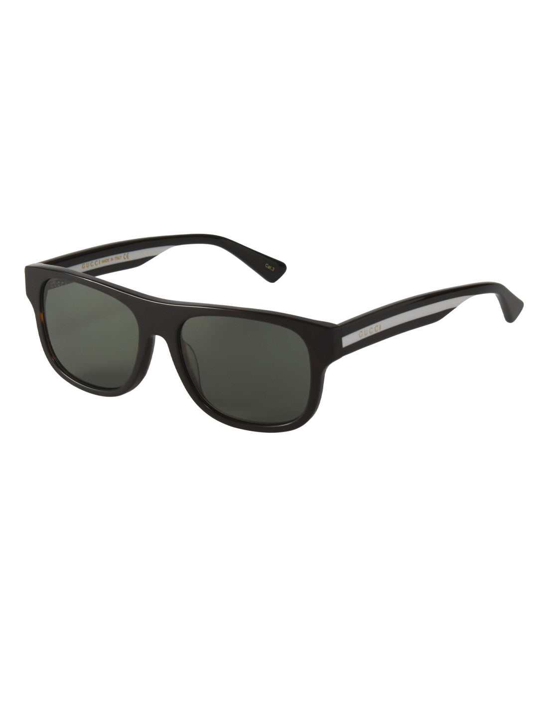 Gucci Gg0341s 003 Square Shape Carey Negro Blanco Original – vista 7