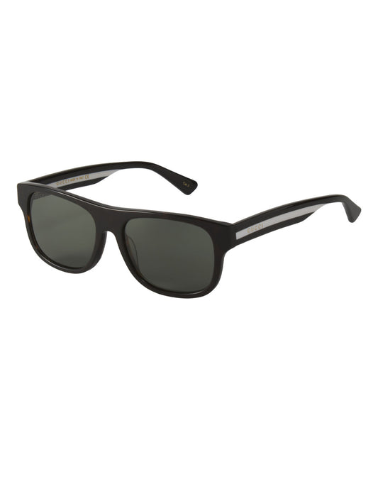 Gucci Gg0341s 003 Square Shape Carey Negro Blanco Original – vista 7