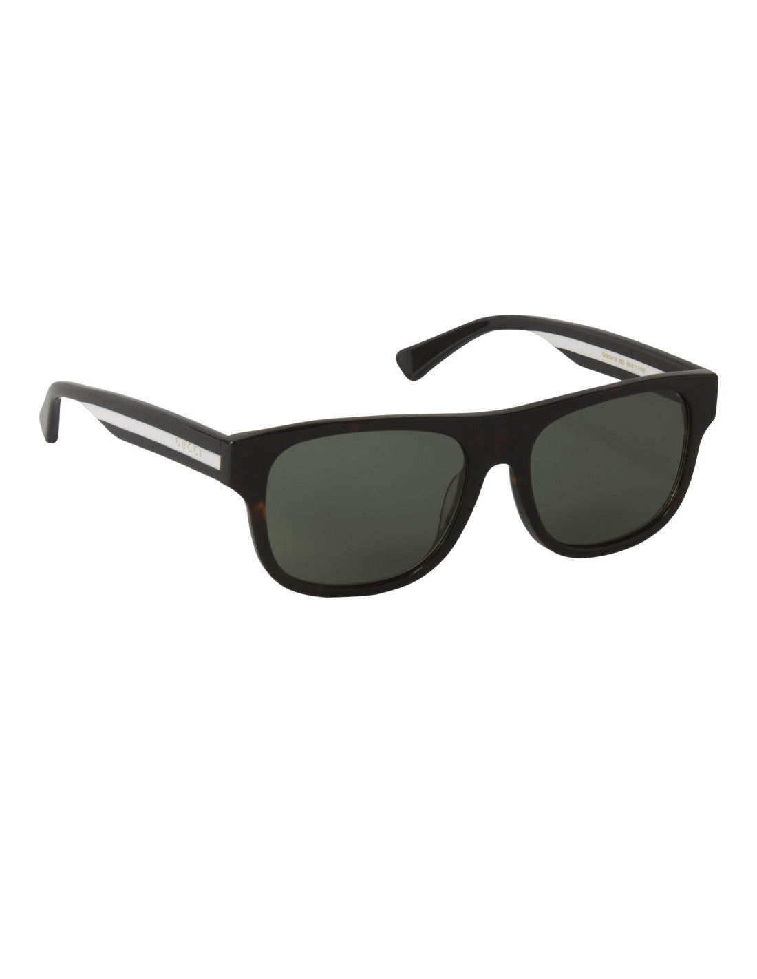 Gucci Gg0341s 003 Square Shape Carey Negro Blanco Original – vista 9
