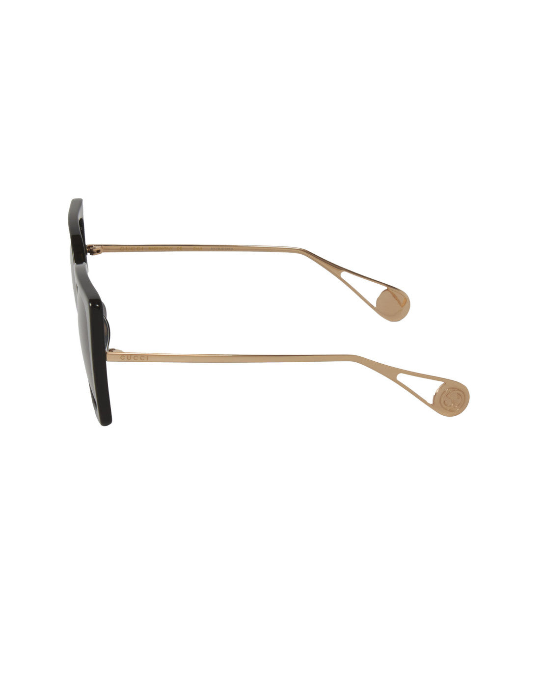 Gucci Gucci GG0435S 001 Square Shape Black Grey – vista 6