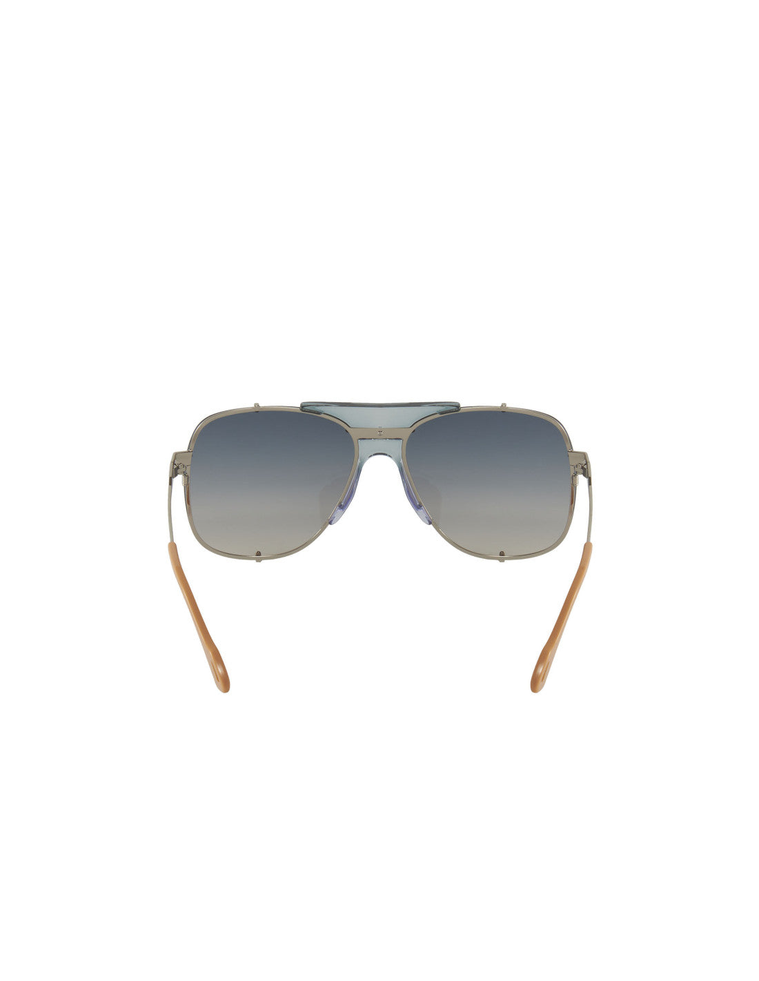 Gucci Gucci GG0739S 003 Square Shape Aviator Azul Dorado – vista 10