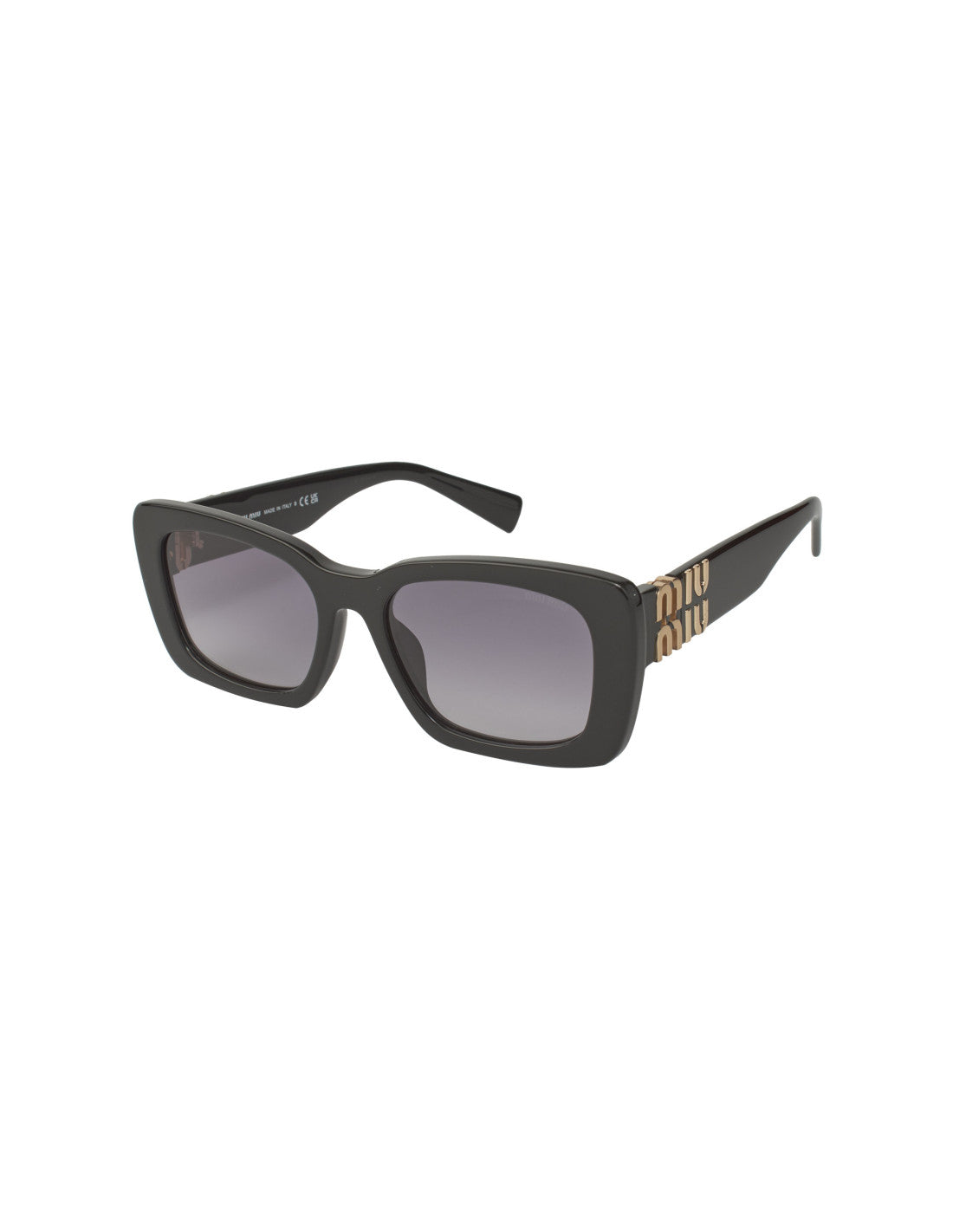 Miu Miu Miu Miu MU 07YS 1AB-5D1 Square Shape Black Gradient – vista 7
