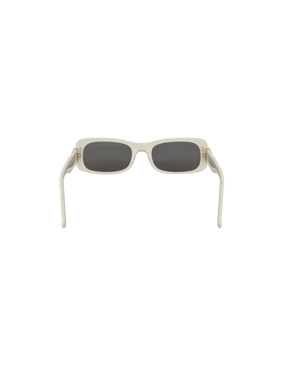 Miu Miu MU 08Z 142-5S0 rectangle shape White Gold – vista 10