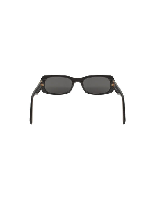 Miu Miu MU 08Z 1AB-5S0 rectangle shape Black Gold – vista 10