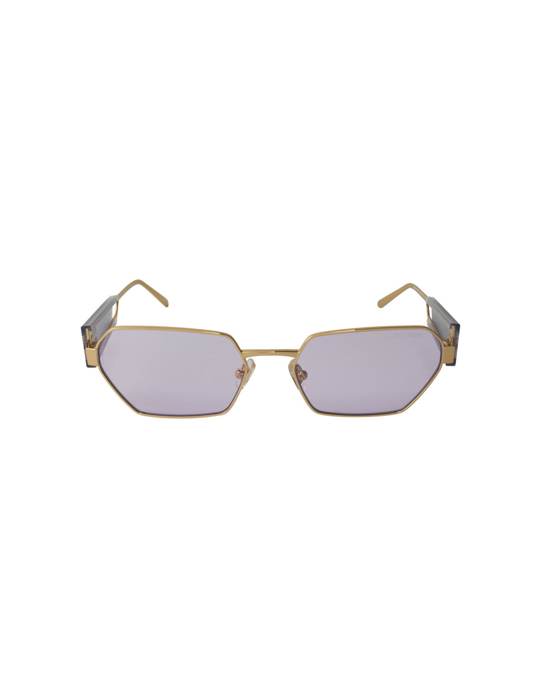 Miu Miu MU 53WS ZVN-05S Square Shape Pale Gold Violet – vista 8