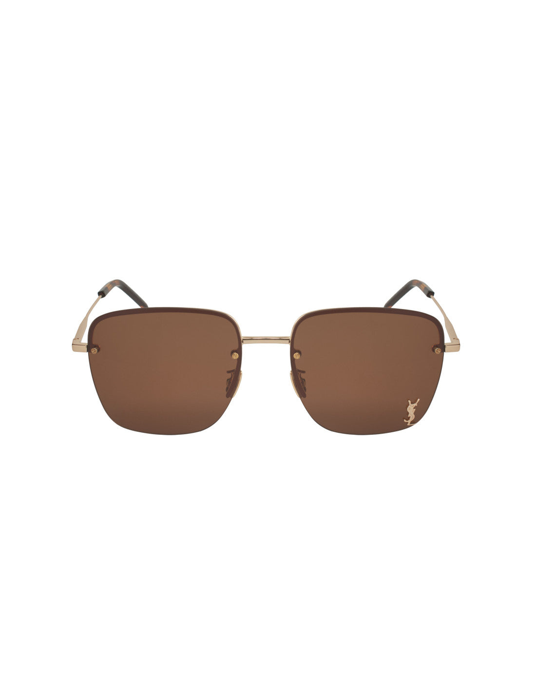 SAINT LAURENT SL 312M 008 Square Shape Coffe Con accesorios – vista 8
