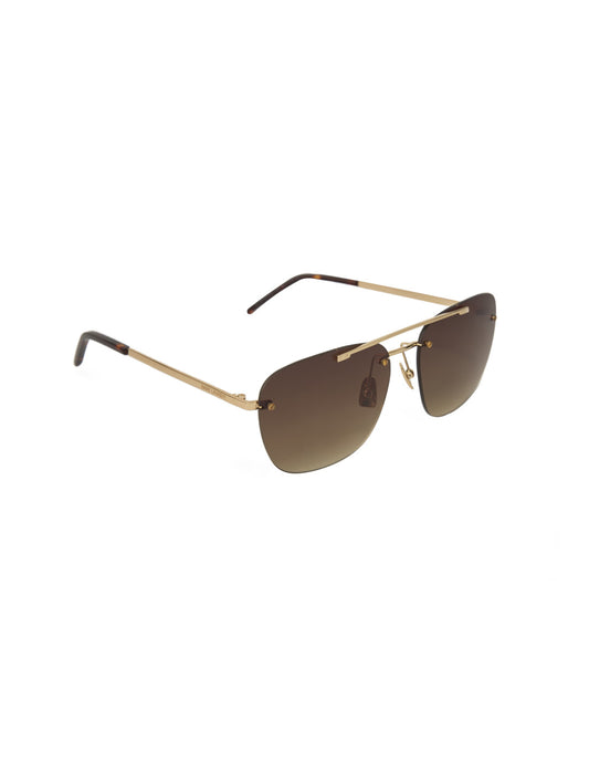 SAINT LAURENT SL 309 Aviator 008 Cafe Con accesorios – vista 6
