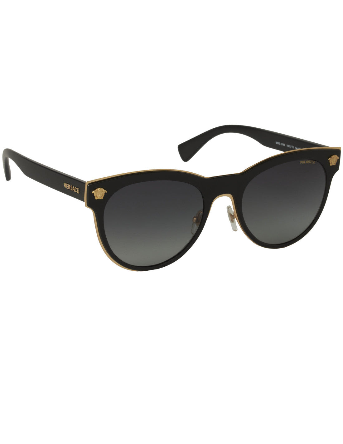 Versace VE2198 1002/T3 Round Negro Gris Con accesorios – vista 9