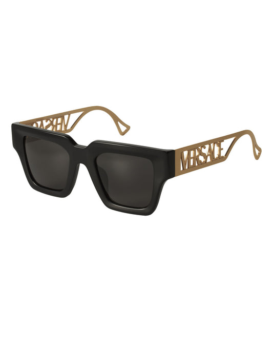 Versace VE4431U GB1/87 Square Shape Gold Black – vista 7