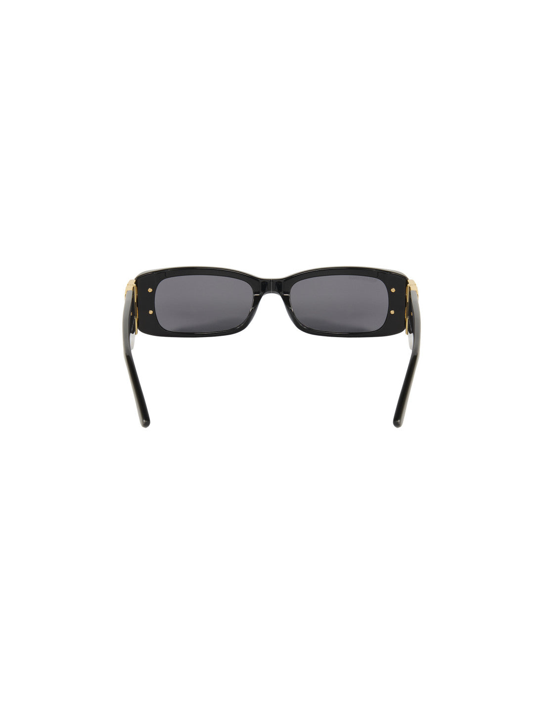 Balenciaga BB0096S 001 Dynasty Rectangle Black Gold – vista 10
