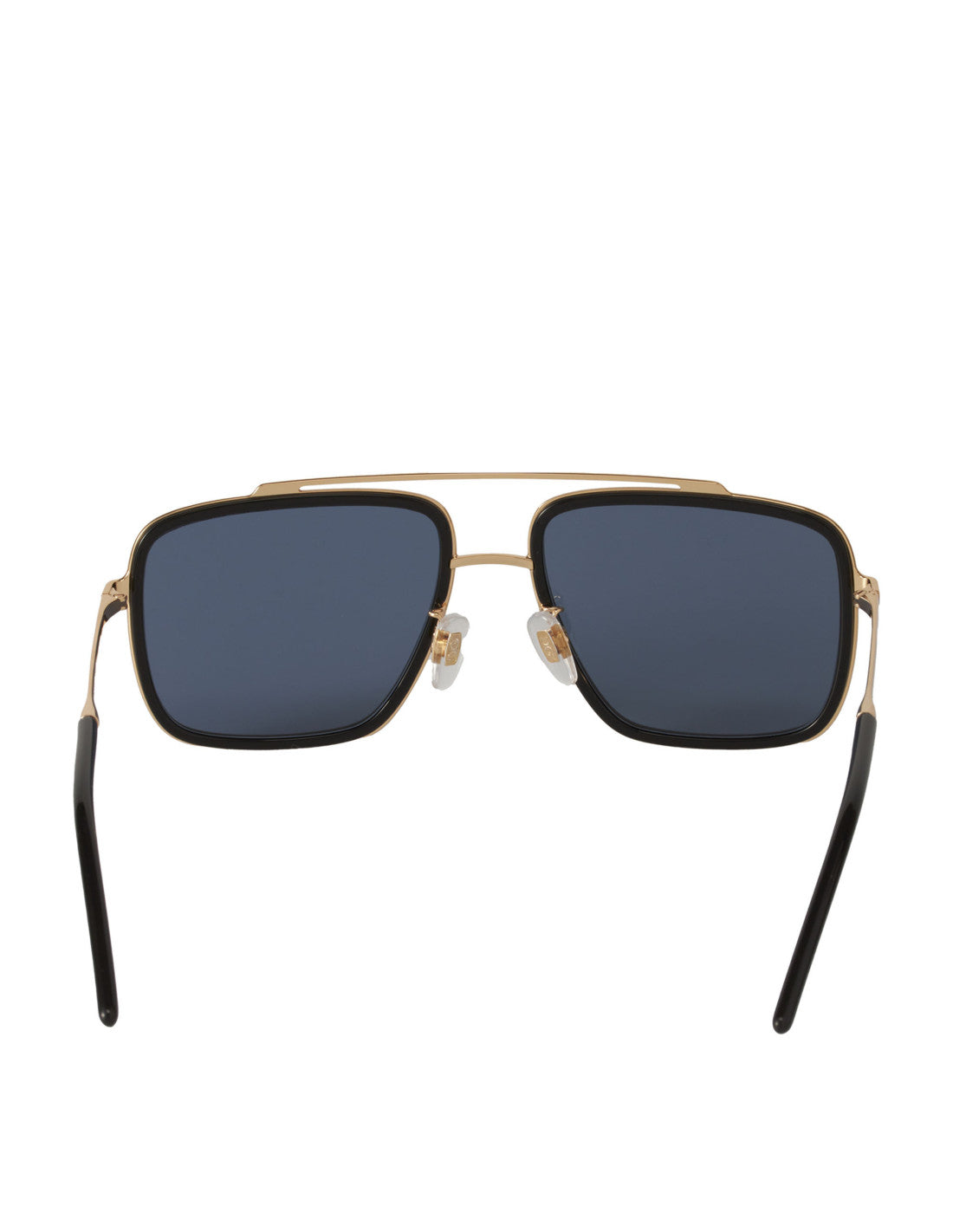Dolce &amp; Gabbana DG2220 02/81 Square Shape Negro Dorado – vista 10