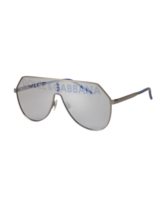 Dolce &amp; Gabbana DG2221 04/N New Aviator Plata Espejo – vista 7