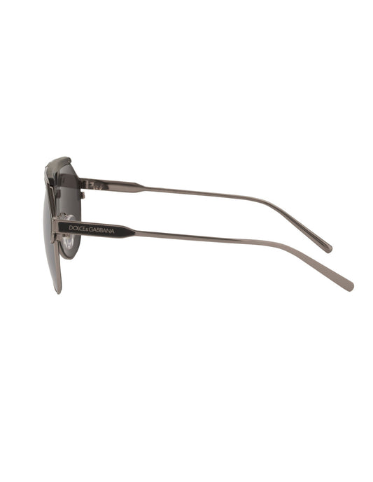Dolce &amp; Gabbana DG2257 1277/6G Aviator Plata Espejo – vista 6