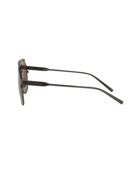 Dolce &amp; Gabbana DG2257 1350/73 Aviator Cafe Gunmetal – vista 6