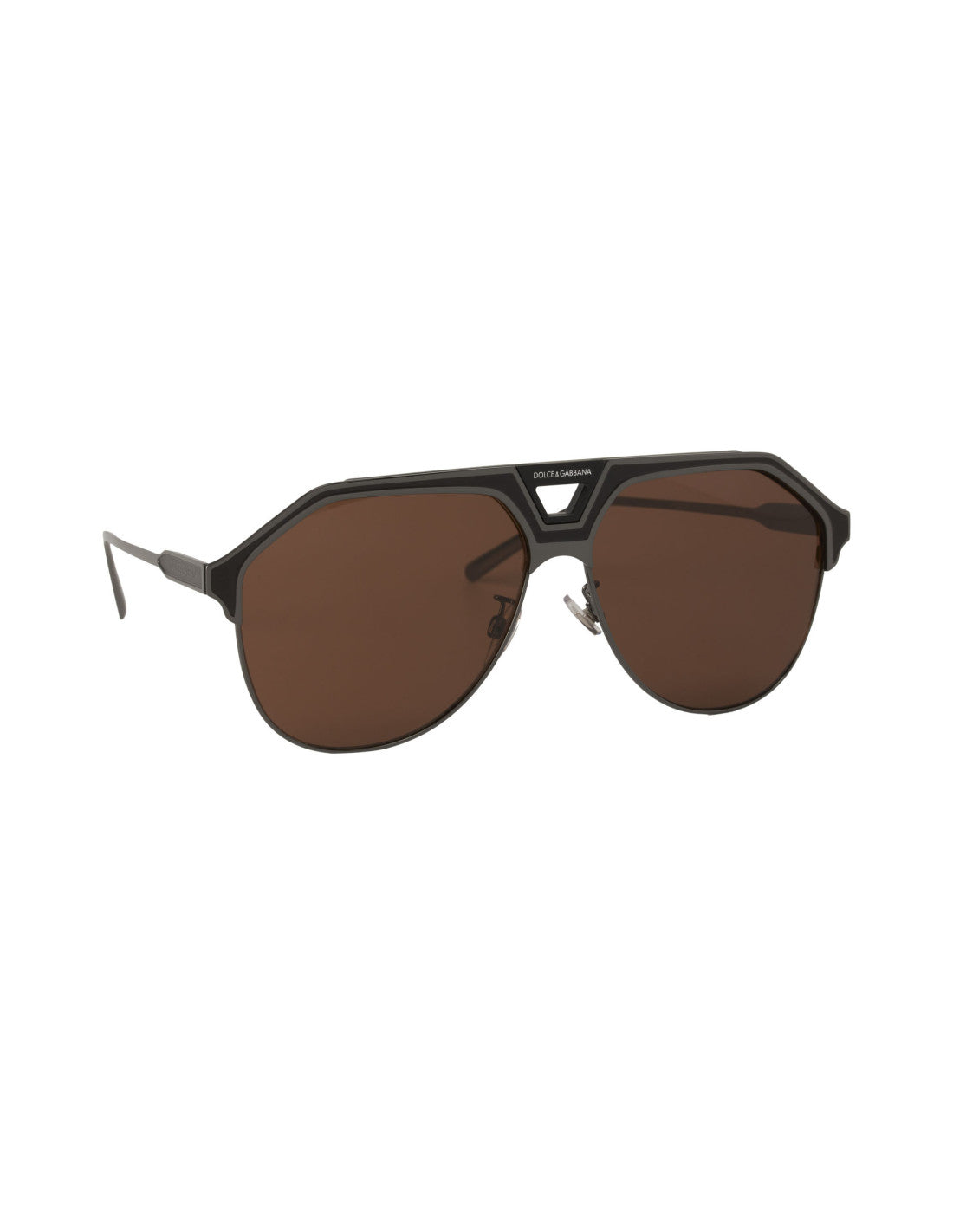 Dolce &amp; Gabbana DG2257 1350/73 Aviator Cafe Gunmetal – vista 9