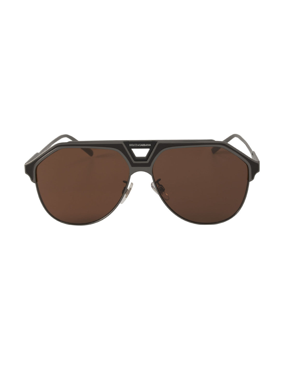 Dolce &amp; Gabbana DG2257 1350/73 Aviator Cafe Gunmetal – vista 8