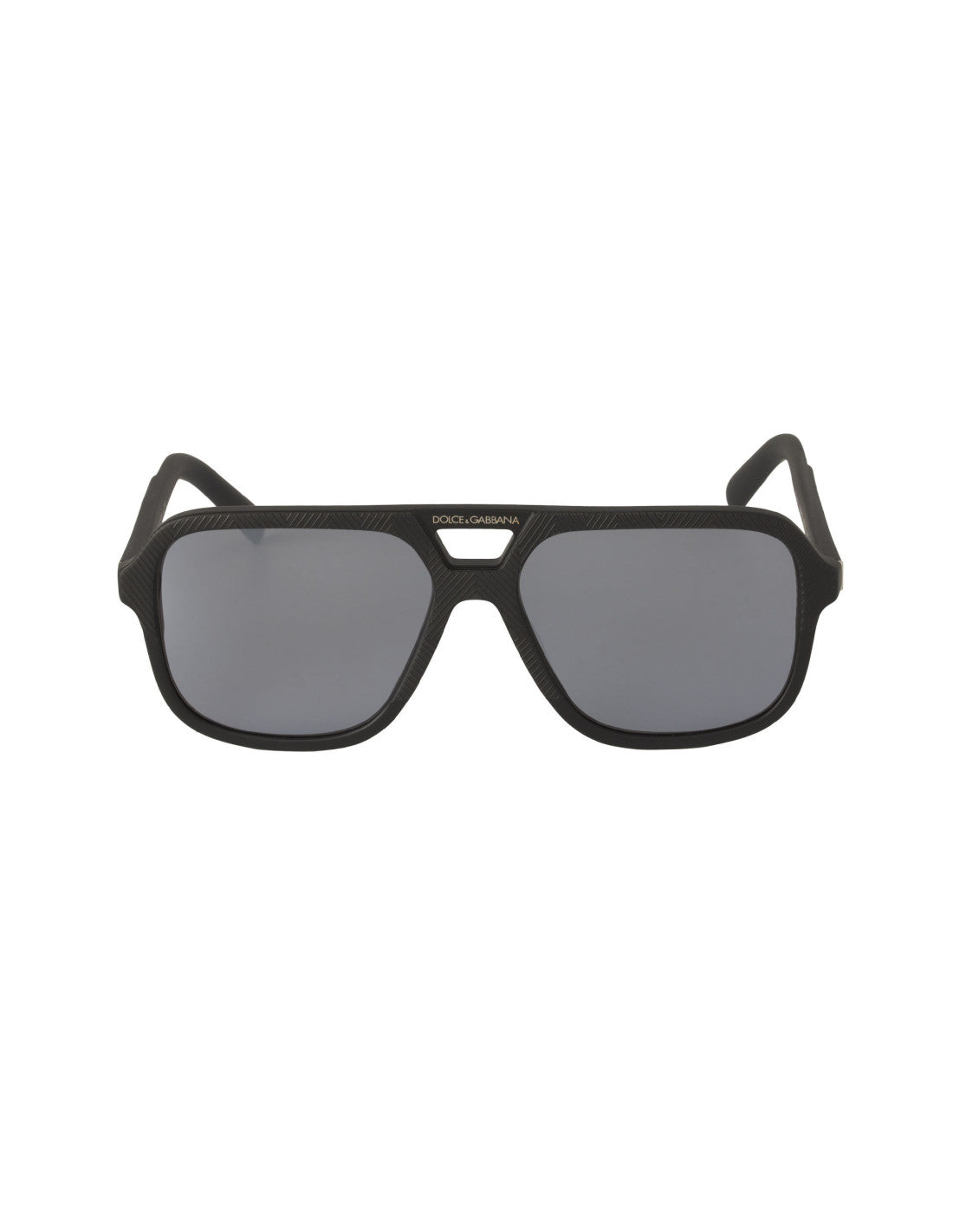 Dolce &amp; Gabbana DG4354 3298/6G Aviator Square Negro Mate Plata – vista 8