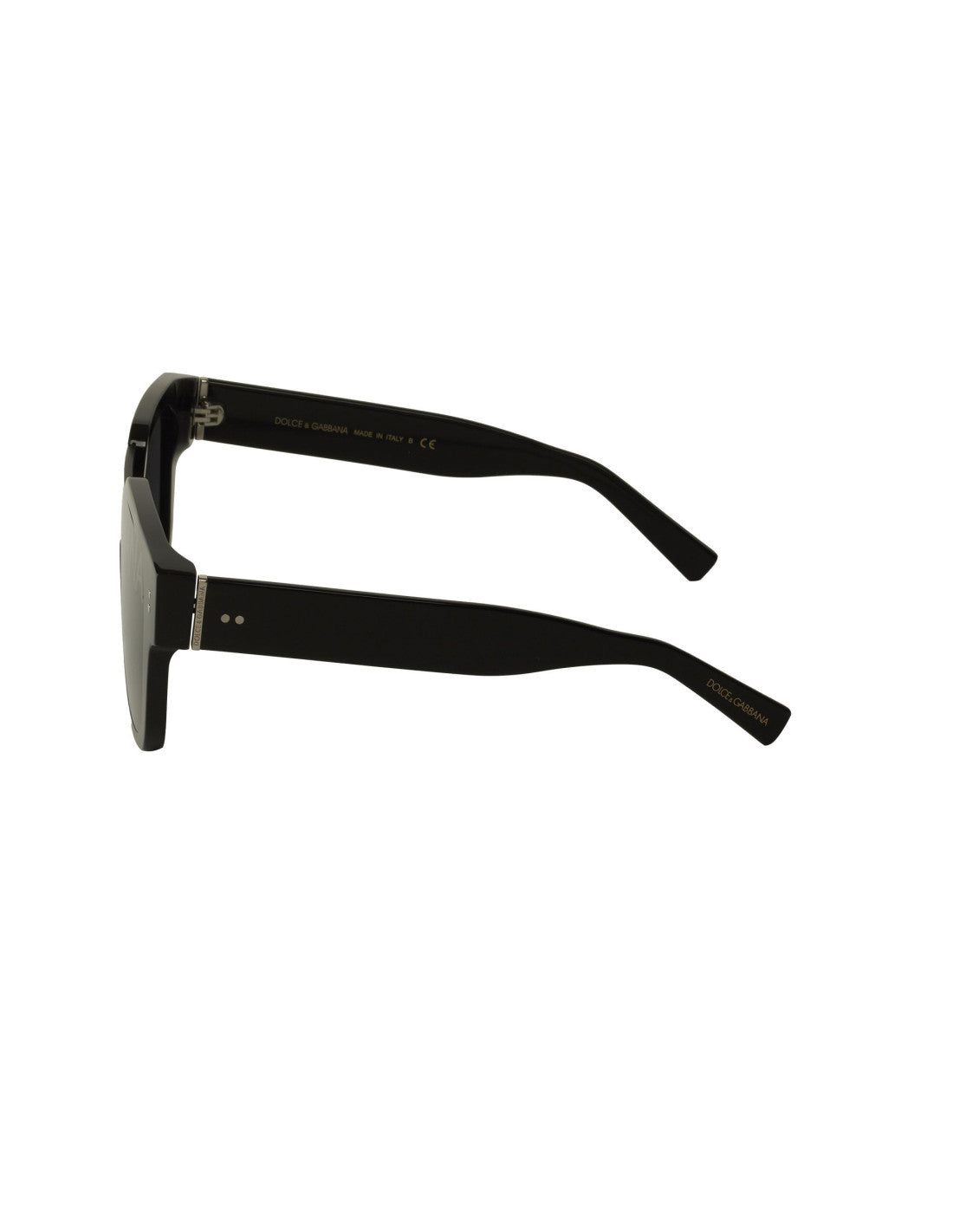 Dolce &amp; Gabbana DG4356 501/M Square Shape Negro Plata – vista 9