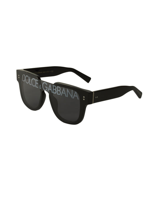 Dolce &amp; Gabbana DG4356 501/M Square Shape Negro Plata – vista 7