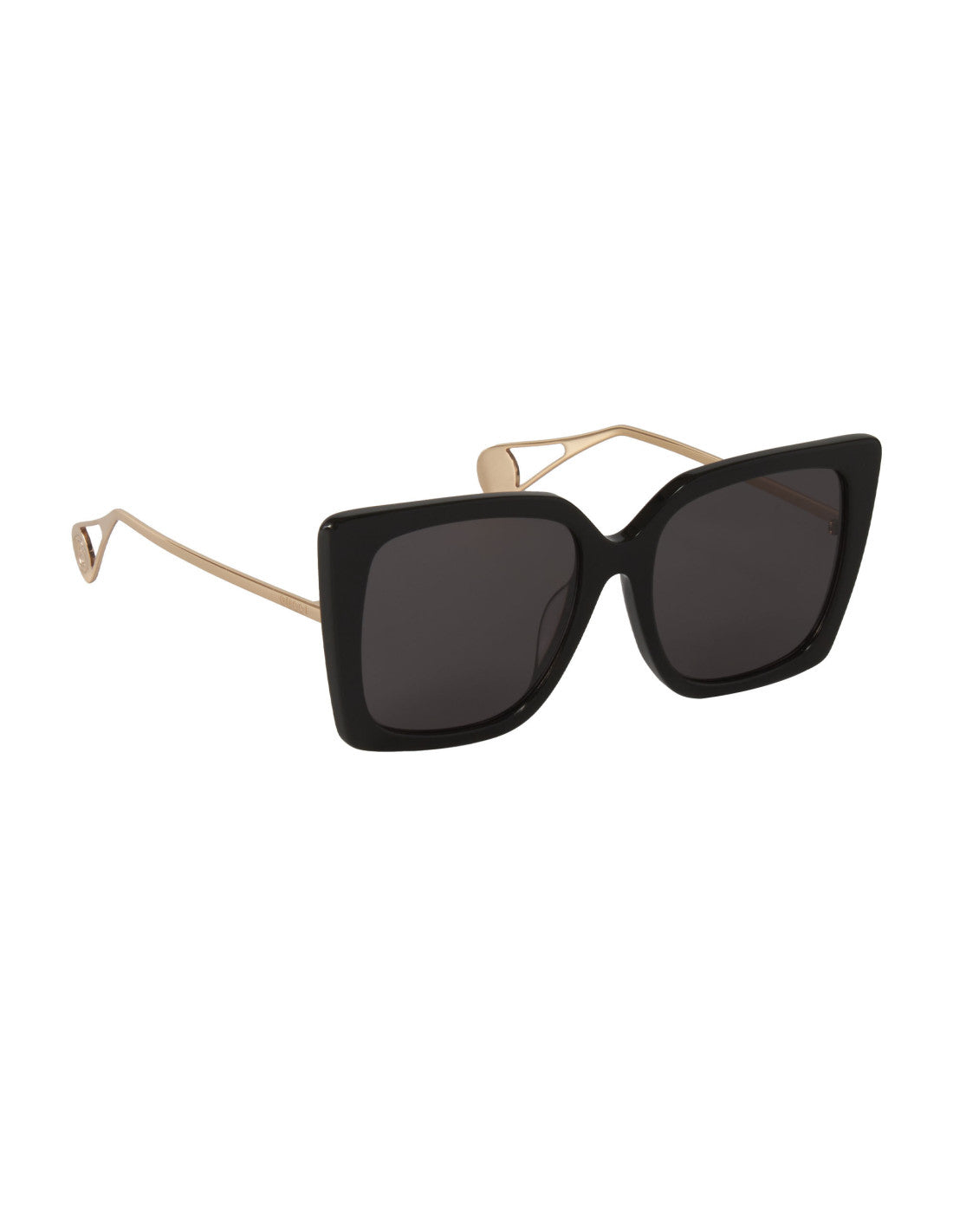 Gucci Gucci GG0435S 001 Square Shape Black Grey – vista 9