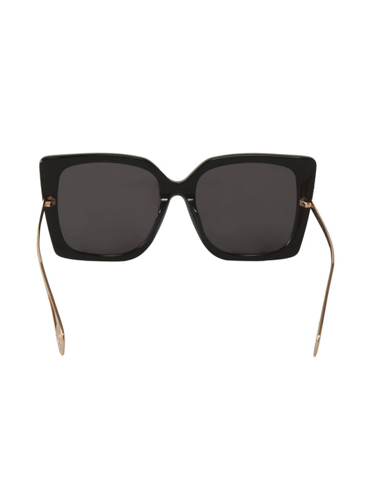 Gucci Gucci GG0435S 001 Square Shape Black Grey – vista 10