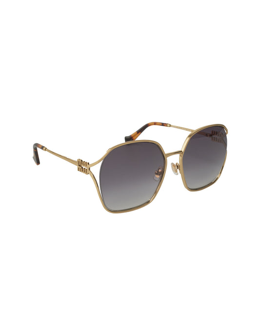 Miu Miu MU 52WS ZVN-5D1 Square Shape Gray Gradient – vista 6