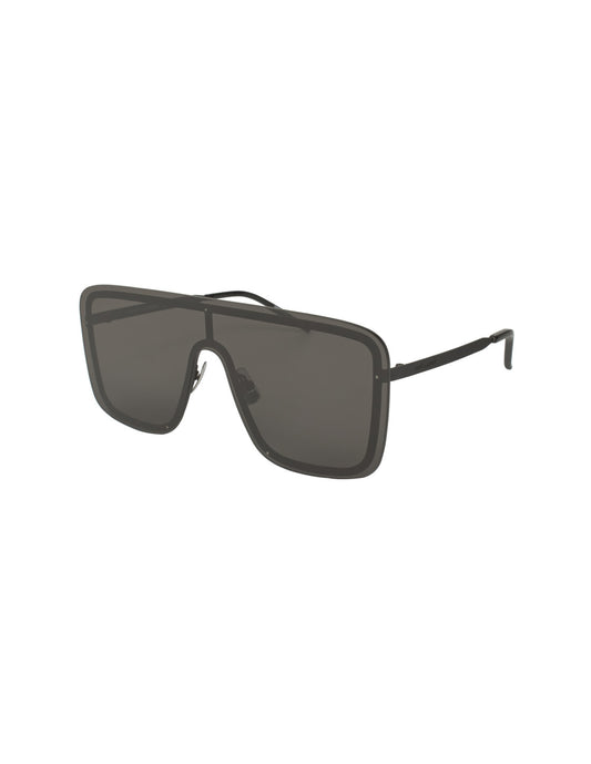 SAINT LAURENT SL 364 002 MASK Shield Negro Con accesorios – vista 7
