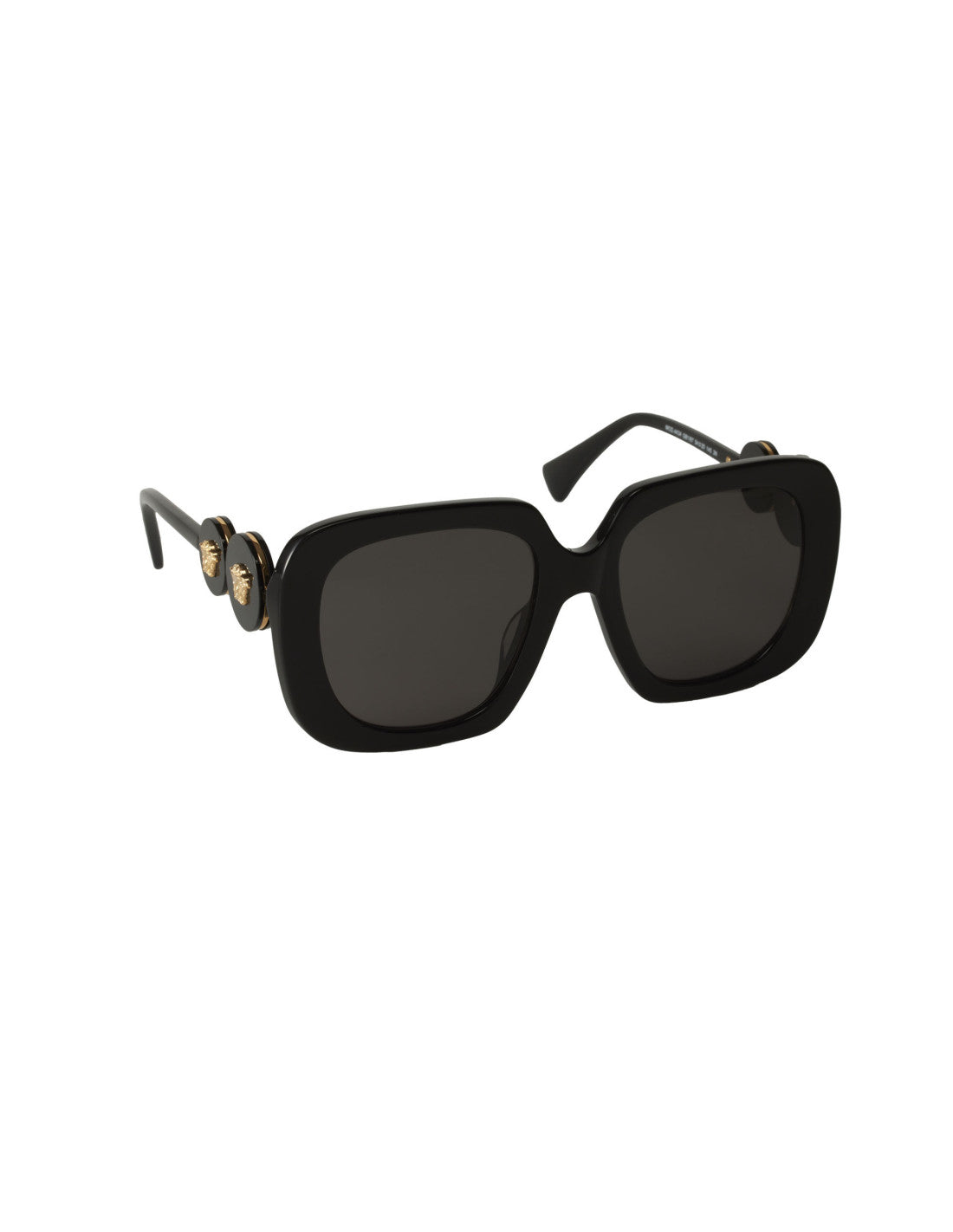 Versace VE4434 GB1/87 Medusa Square Shape Negro Dorado – vista 9